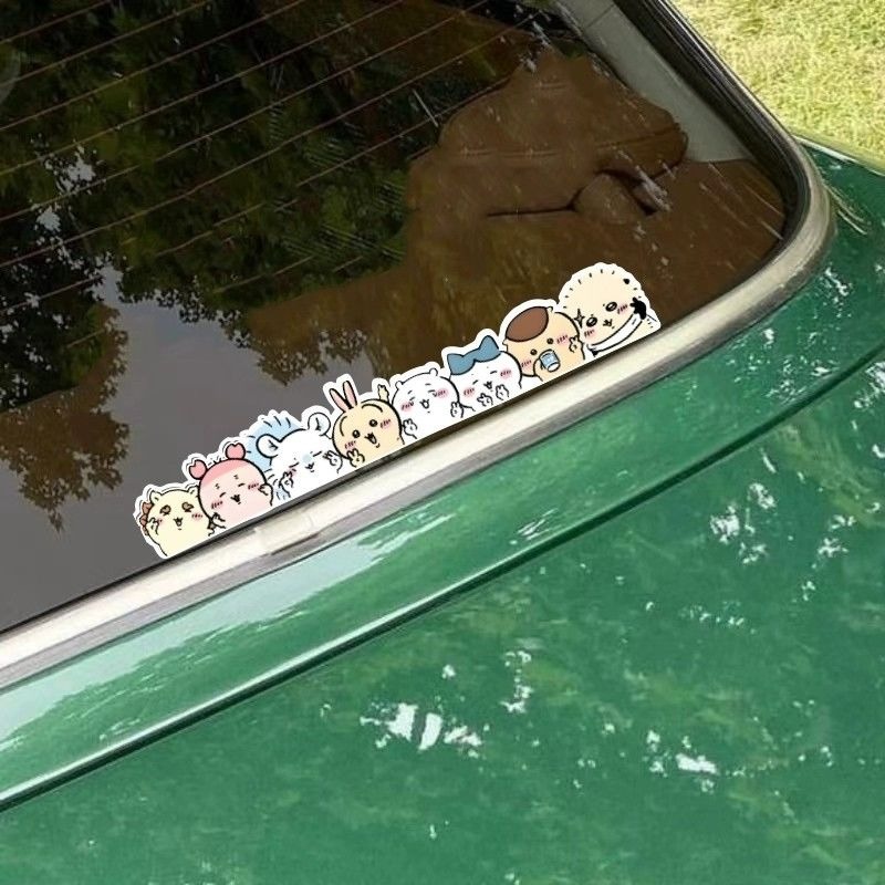 Car Accessories Girly - Милые статические наклейки Kawaii Chiikawa для