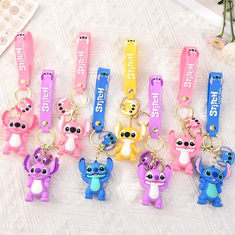 Car Accessories Girly - Милые игрушки Лило и Стич, брелок-подвеска