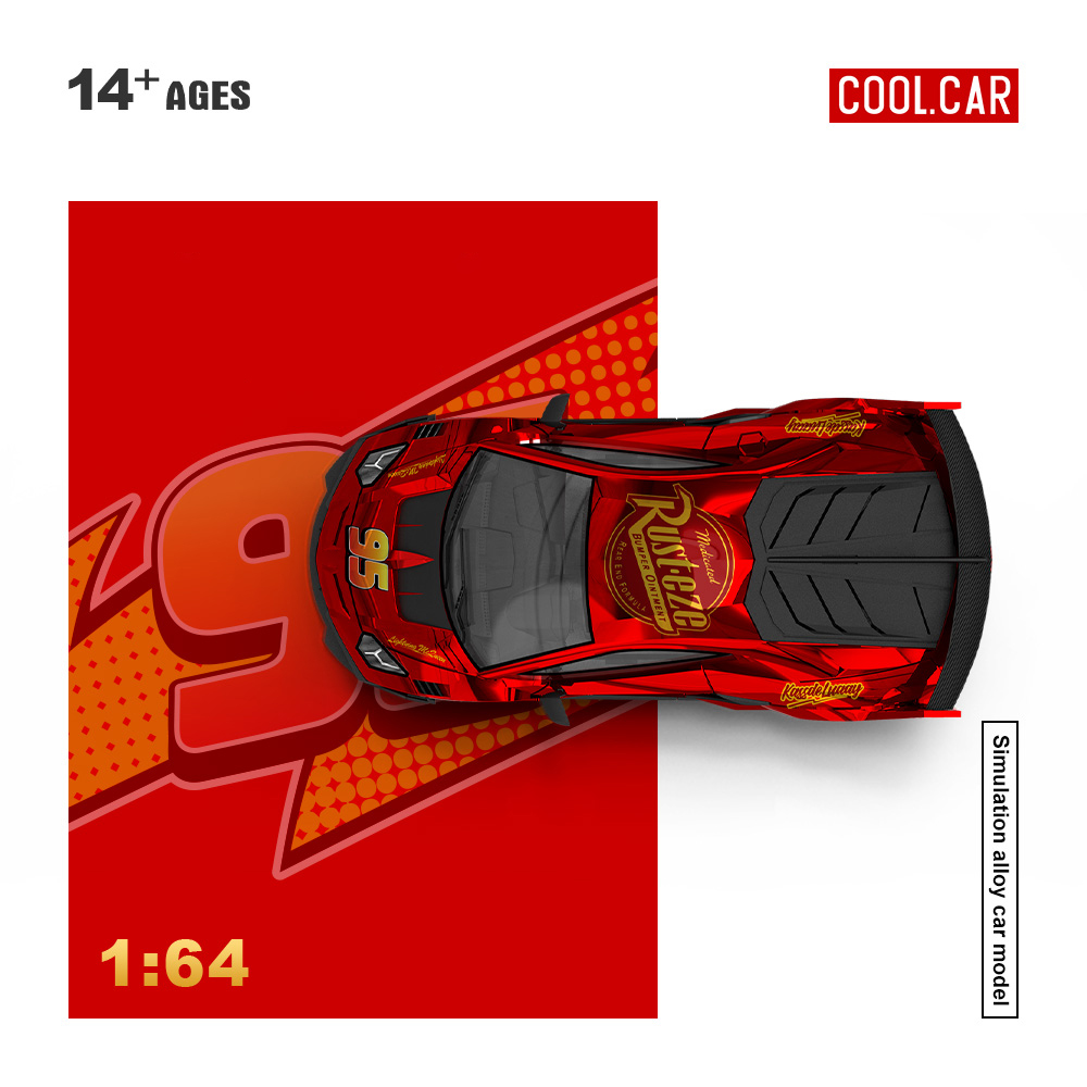 Car Accessories Company - Коллекционная модель автомобиля Cool Car 1:64
