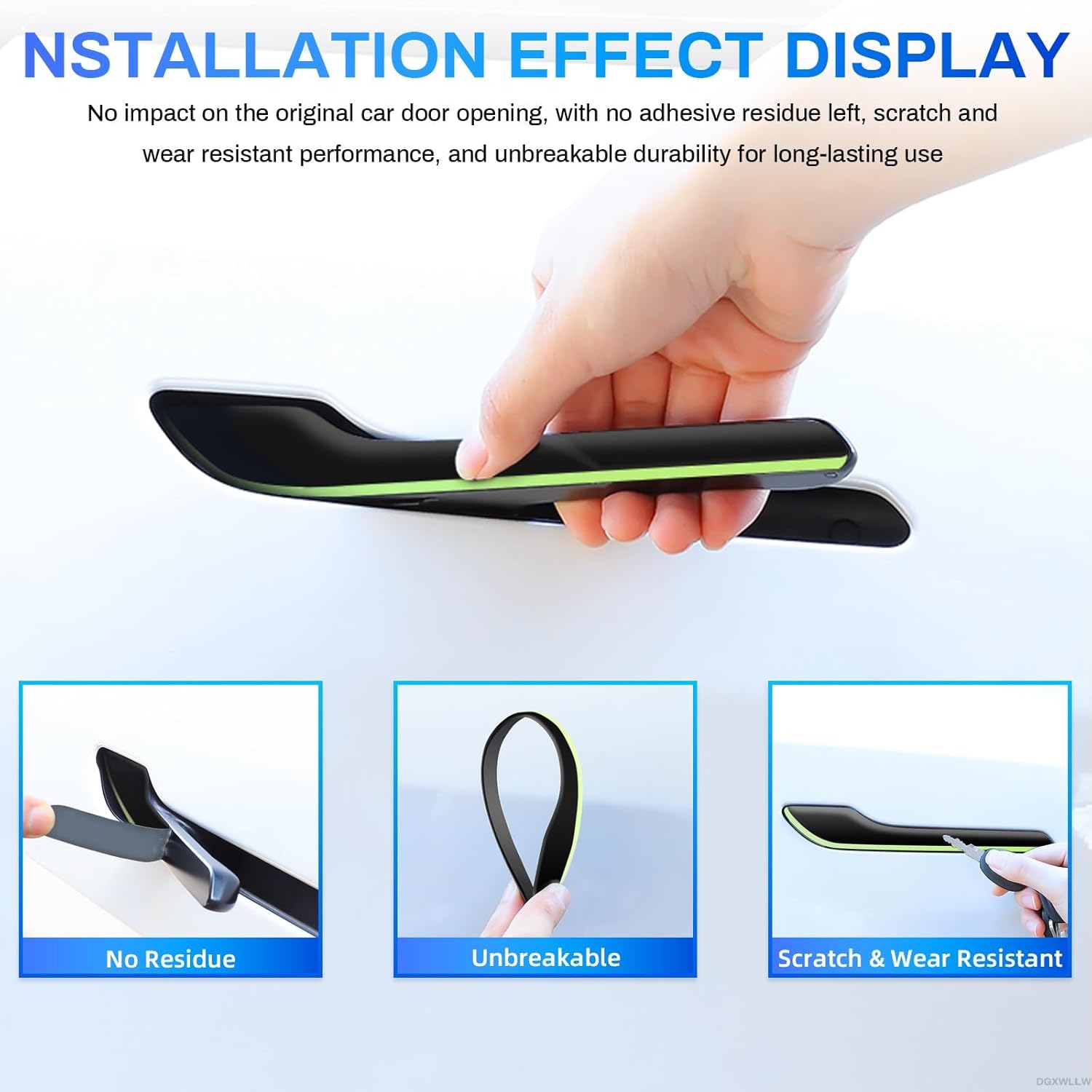 Наклейки на дверные ручки для  – обзор и цена Car Door Handle Protector