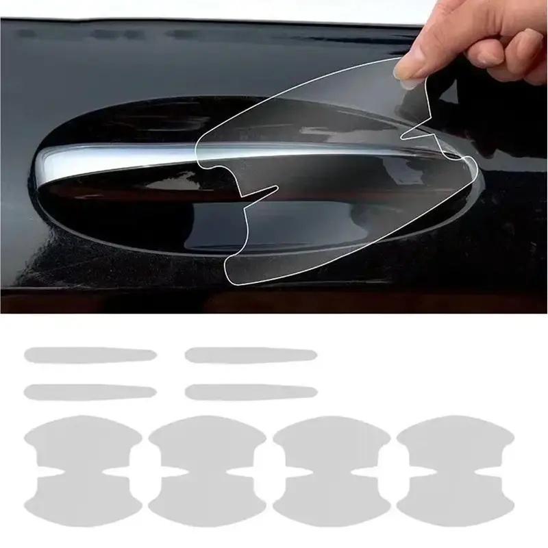 Наклейки на ручки дверей автом – обзор и цена Car Door Handle Protector