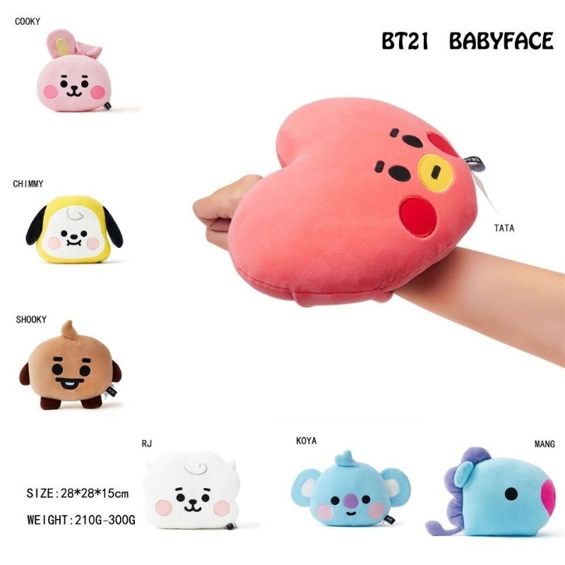Подушка в форме лица BT21: Мил – обзор и цена Car Accessories Workshop
