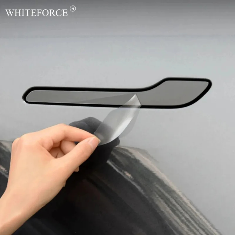 Набор из 4 защитных наклеек дл – обзор и цена Car Door Handle Protector