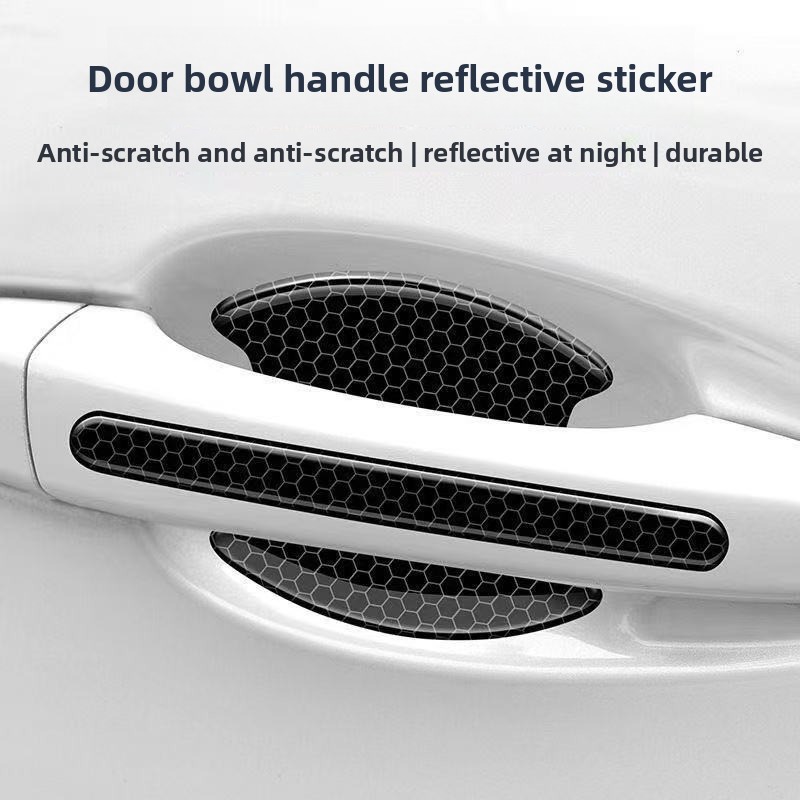 4/8 шт. Защитные наклейки на д – обзор и цена Car Door Handle Protector